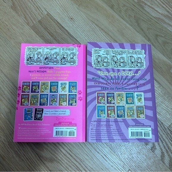 Dork Diaries #8 and 10 Rachel Renee Russell Kids Book Bundle - Picture 2 of 4